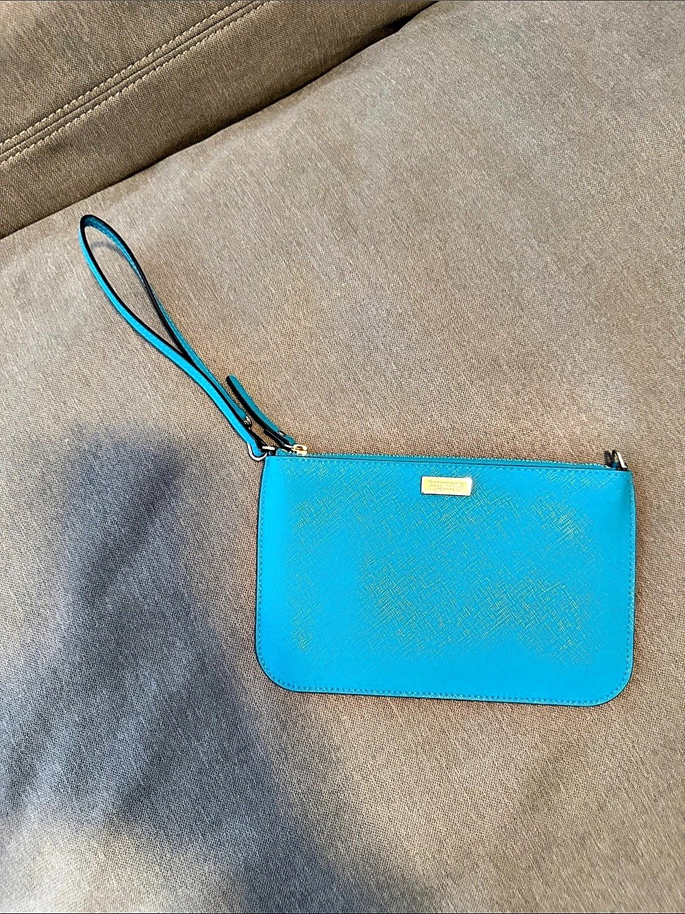 Kate Spade Blue Wristlet Clutch